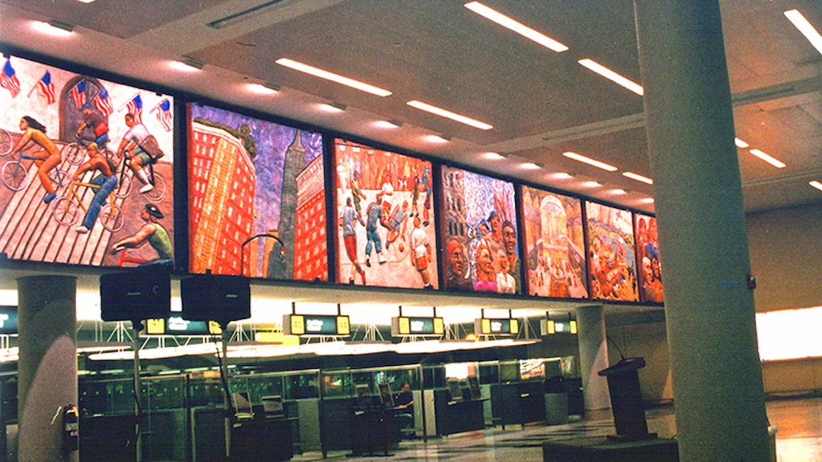 JFK New York Airport terminal view