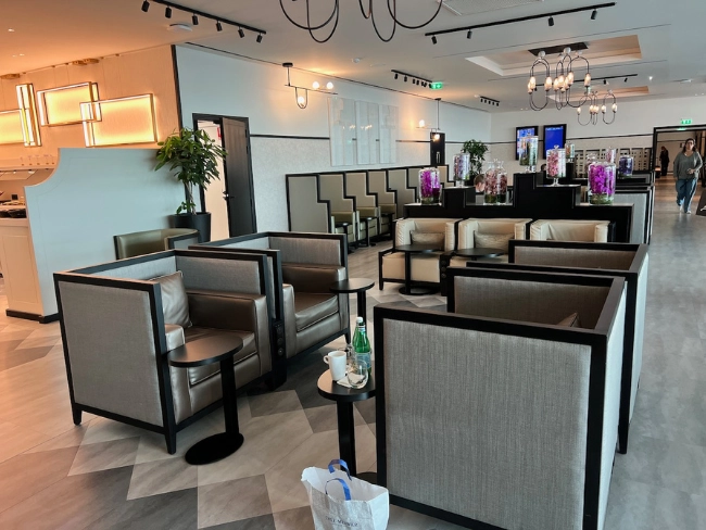 Inside Extime Lounge CDG paris aiport