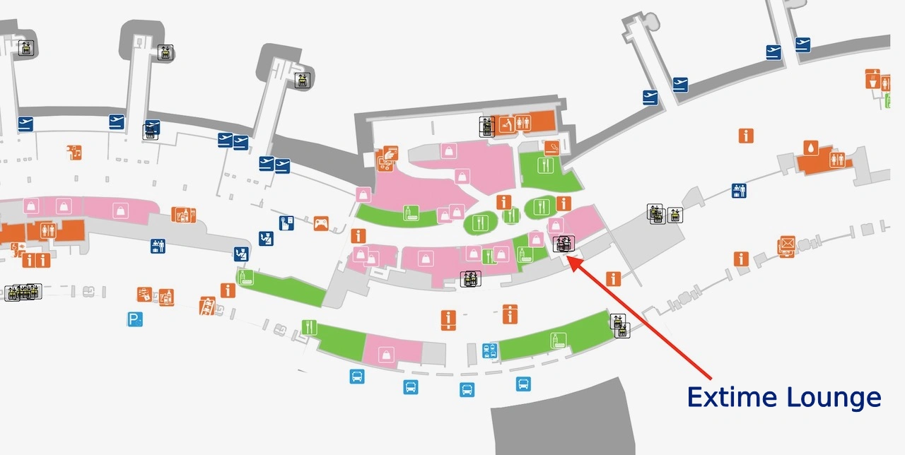 extime lounge location at cdg airport paris