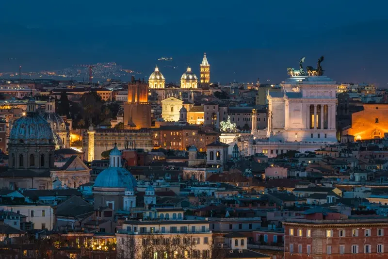 Evening Rome View