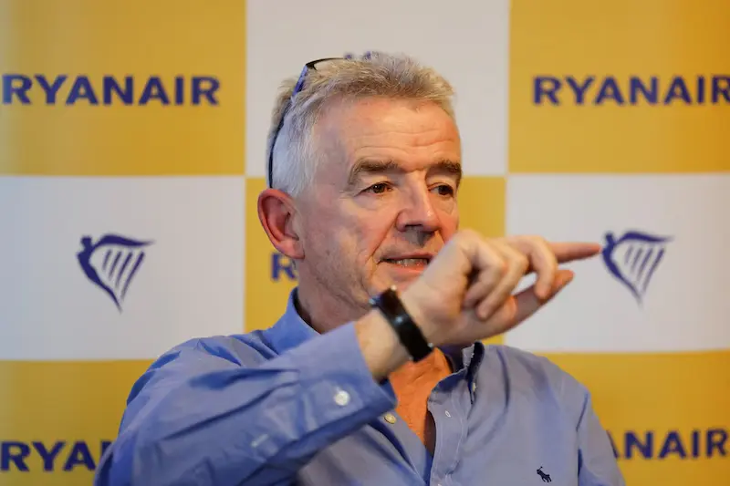 Ryanair Boeing 737 at FCO