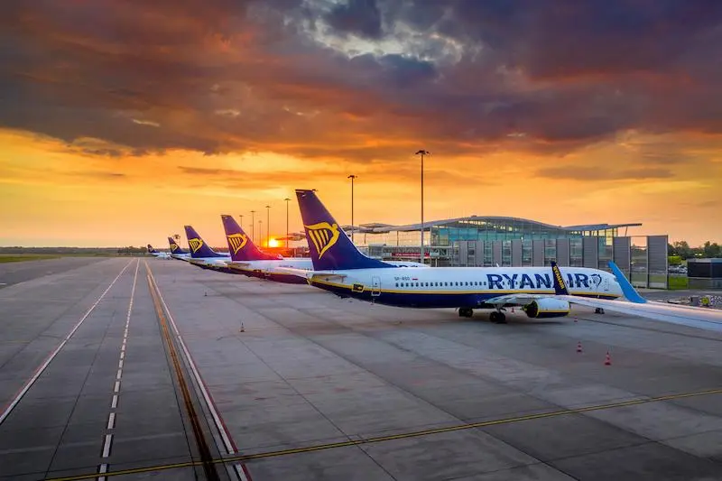 Ryanair Italy Network Map