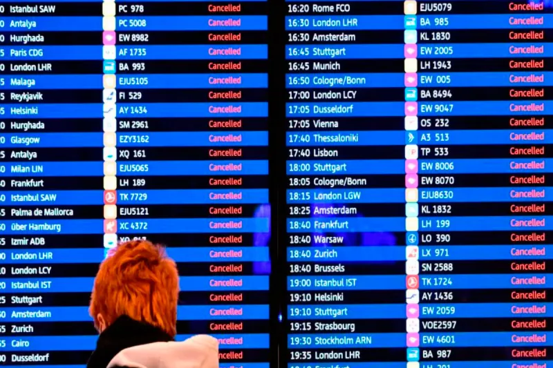German Airport Strikes Cause Mass Flight Disruptions