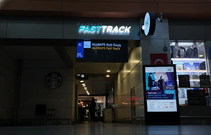 sabiha gokcen airport allways fast track service