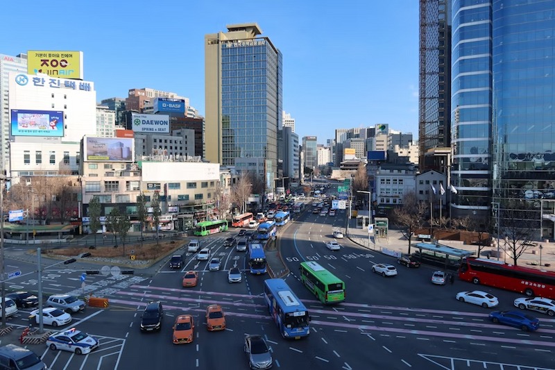 korea traffic