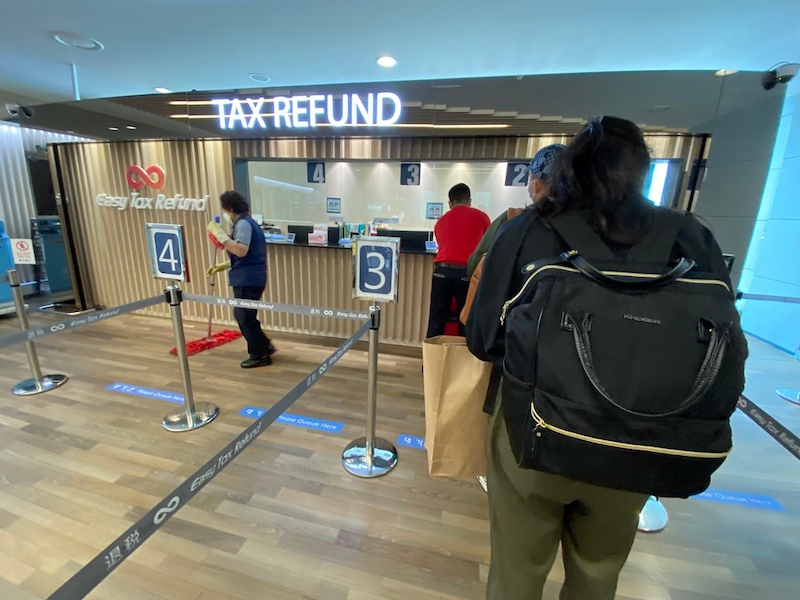 tax refund seoul airport