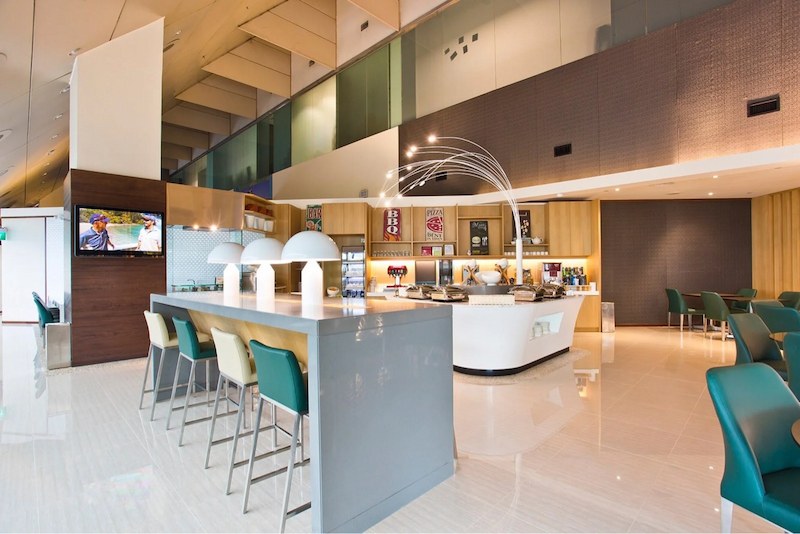 Work Zone of Changi Ambassador Lounge