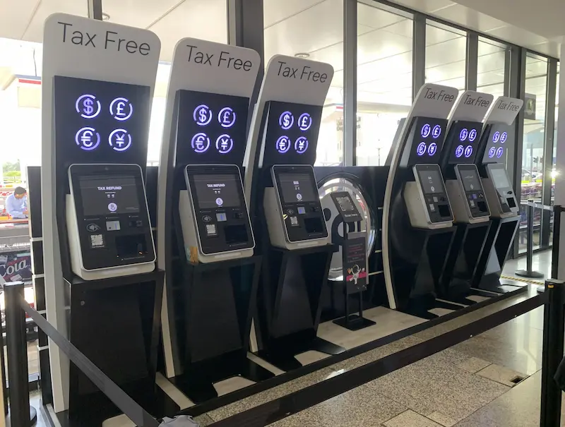 TPE e-Tax Refund Kiosk - illustration of automated processing