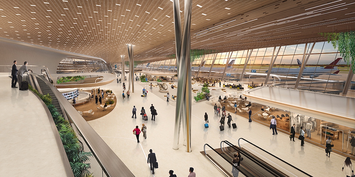 Taiwan Taoyuan Airport transit area