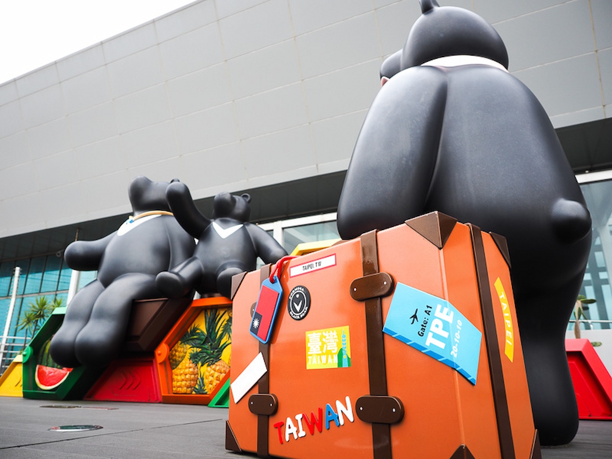 Taiwan Taoyuan Airport baggage storage area