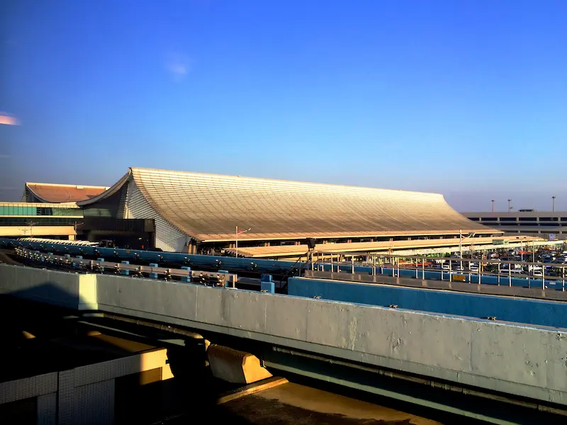 Taiwan Taoyuan Airport Aerial View