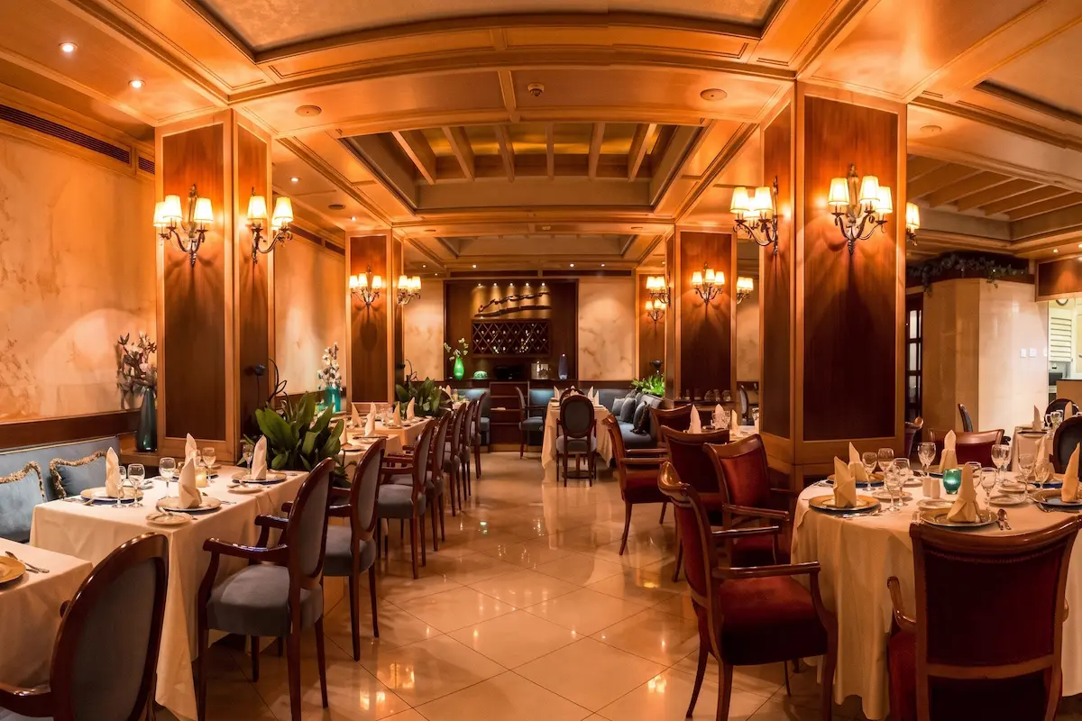 Continental fine dining at Bistango Restaurant on Valiasr Avenue, Tehran