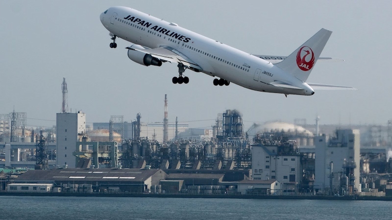 Plane of Tokyo Haneda Airport